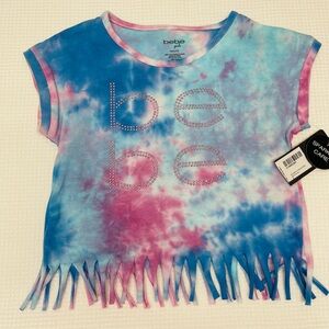 Bebe - Girl pink/ Blue Tie Dye T-Shirt Size M